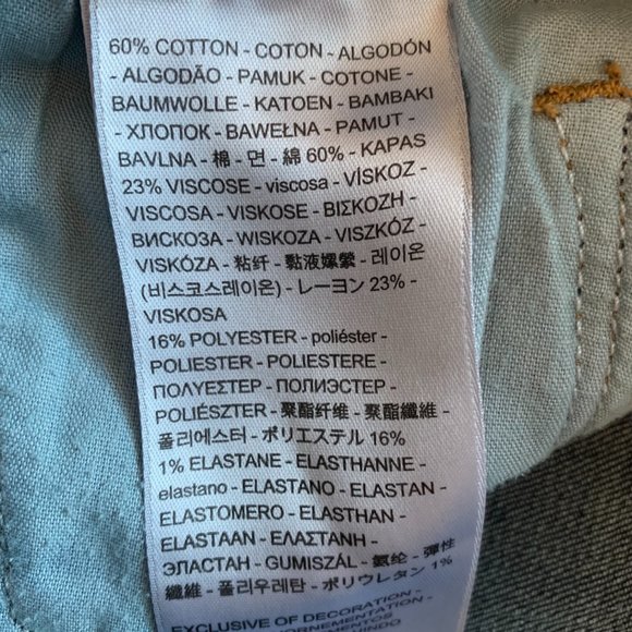 Levi's Classic Straight Leg Dark Wash 12Long - Picture 6 of 9